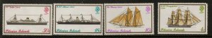 PITCAIRN ISLANDS SG157/60 1975 MAILBOATS MNH