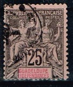 Guadeloupe 1892, Sc.#37 used Type Groupe