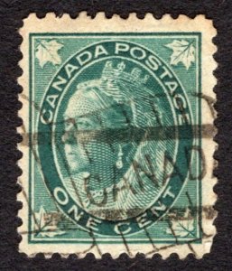 1897, Canada 1c, Used, Sc 67