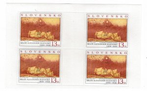 Slovakia 1999 MNH Mini Sheet Stamps Scott 340 Art from National Gallery