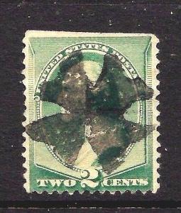 US Fancy  Cancel = Boldly-SON Pittsburgh Solid Gothic CROSS  <Cole* #CSM-49> 