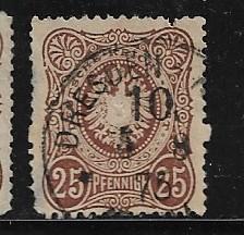 Germ. Sc # 33 / Mi. 35a used L15