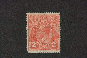 Australia Scott # 116  2d  King George V Die II  1931-01-01   13 1/2 x 12 1/2