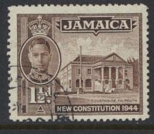 Jamaica  SG 134 - Used perf 12½-  see scan and details