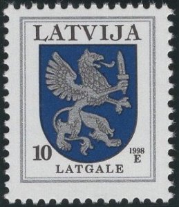 Latvia 1998 MNH Sc 368b 10s Latgale Coat of Arms