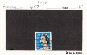 Australia 420 Used QEII coil 1966 (SC0_445)