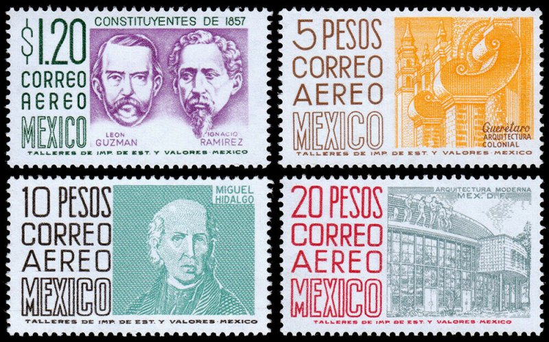 Mexico Scott C289, C296-C298 (1964) Mint NH VF C