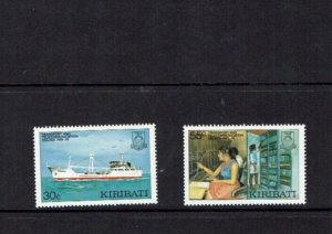 Kiribati: 1987 Transport & Telecommunications Decade (2nd Issue), MNH set.