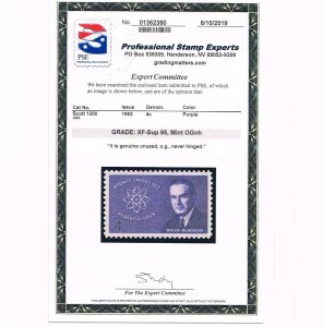 EXCEPTIONAL GENUINE SCOTT #1200 MINT PRISTINE OG NH PSE CERT GRADED XF-SUPERB 95