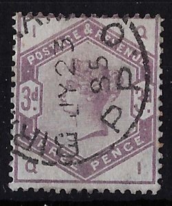 GB 1883 3d lilac sg191 very fine used crisp cds cat £100