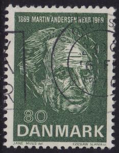 Denmark - 1969 - Scott #461 - used - M. A. Nexo Novelist