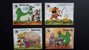 Disney - Redonda 1985. - Brothers Grimm ** MNH complete set