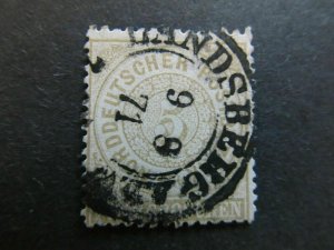 A4P15F101 German States North German Confederation 1869 5gr used-