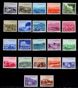 TURKEY Scott 1264-1283 MNH** 1959 complete set of 44 post office fresh.