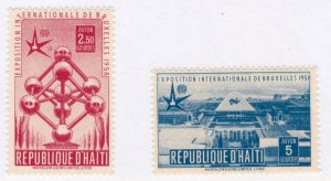 Haiti set         C113 - 114            MNH OG