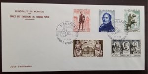 Monaco,  1968 First Day Covers - 12 Unaddressed