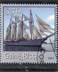 Guinea Bissau 2001 SAILING SHIP 1 Stamp Perforated Fine used VF