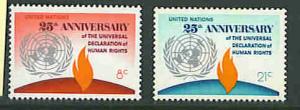 UN New York issue Sc. # 242-43 f-vf mnh set 