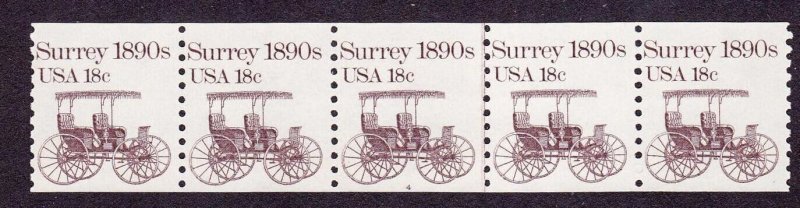 PNC5 18c Surrey 4 US #1907 MNH F-VF