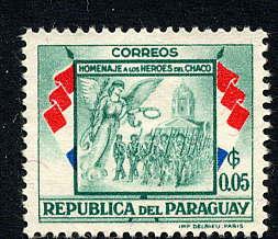 Paraguay #508 used, Soldiers, Angel