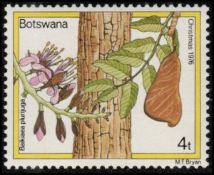 Botswana 175 - Mint-NH - 4t Christmas / African Teak Tree (1976) (cv $0.50)