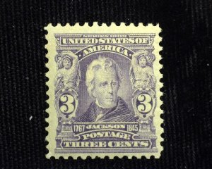 HS&C: Scott #302 Mint Deep color. Vf NH US Stamp