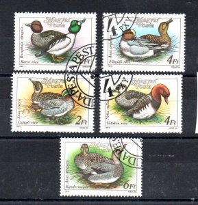 HUNGARY - 1988 - BIRDS - DUCKS - CTO -