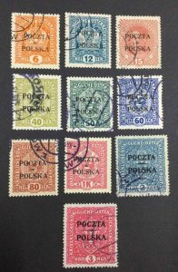 MOMEN: POLAND 1919 USED **SIGNED** LOT #62779