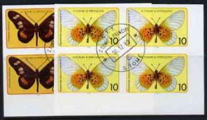 St Thomas & Prince Islands 1979 Butterflies 50c &...