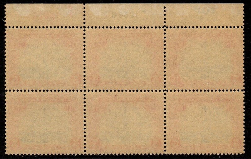  C11 U.S. Airmail Plate Block 6 Mint, o.g.,Never Hinged 