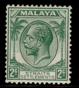 MALAYSIA - Straits Settlements GVI SG261, 2c green, M MINT.