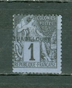 GUADELOUPE 1891 #14  MINT NO THINS...$1.75