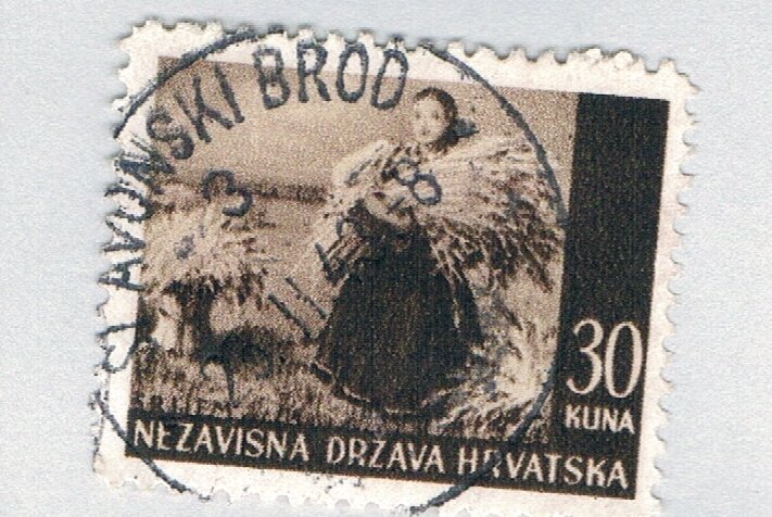 Croatia 46 Used Wheat 2 1941 (BP86608)