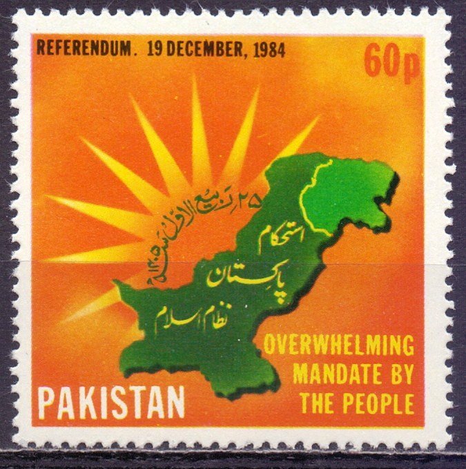 Pakistan. 1985. 650. A referendum in Kashmir. MNH.