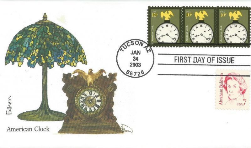 American Clock FDC