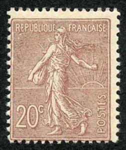 France SG317 1903 20c purple Sower Fresh M/M