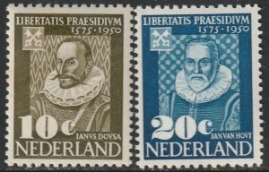 Netherlands 1950 Sc 328-9 set MLH*