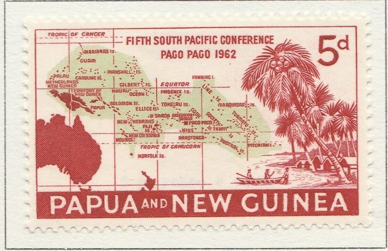 1962 British Commonwealth PAPUA NEW GUINEA 5d MH* Stamp A28P31F28873-