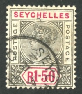 Seychelles Scott 20 - UF-VFH - Perf 14, Wmk 2 - SCV $110.00