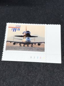 Scott # 3262 Express Mail Plate# Single-MNH, Piggyback Shuttle