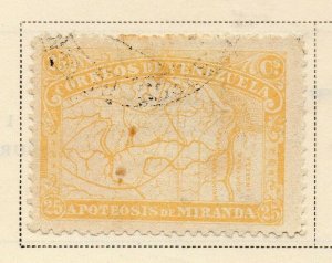Venezuela 1896 Early Issue Fine Used 25c. NW-104189