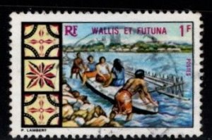 Wallis & Futuna - #171 Outrigger Canoe - Used