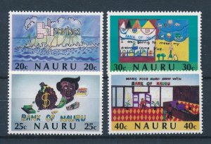 [117042] Nauru 1986 National bank Children's paintings  MNH