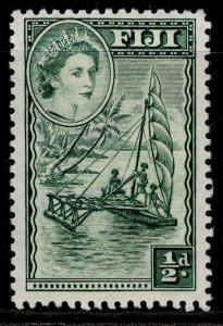 FIJI QEII SG280, ½d myrtle-green, M MINT.