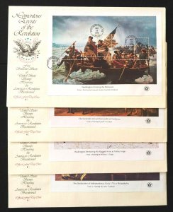 U.S. Used #1686–1689 13c–31c American Bicentennial First Day Cover Scarce Cachet