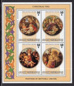 Cook Islands 892 Christmas Souvenir Sheet MNH VF