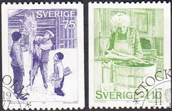 Sweden #1225-1230 Used Set