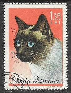Romania # 1735 - Siamese Cat - CTO.....{BLW30}