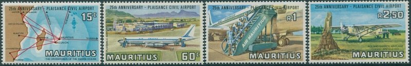 Mauritius 1971 SG431-434 Plaisance Airport set MNH