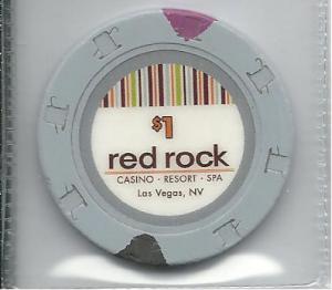 $1.00 Casino Chip, Red Rock, LV